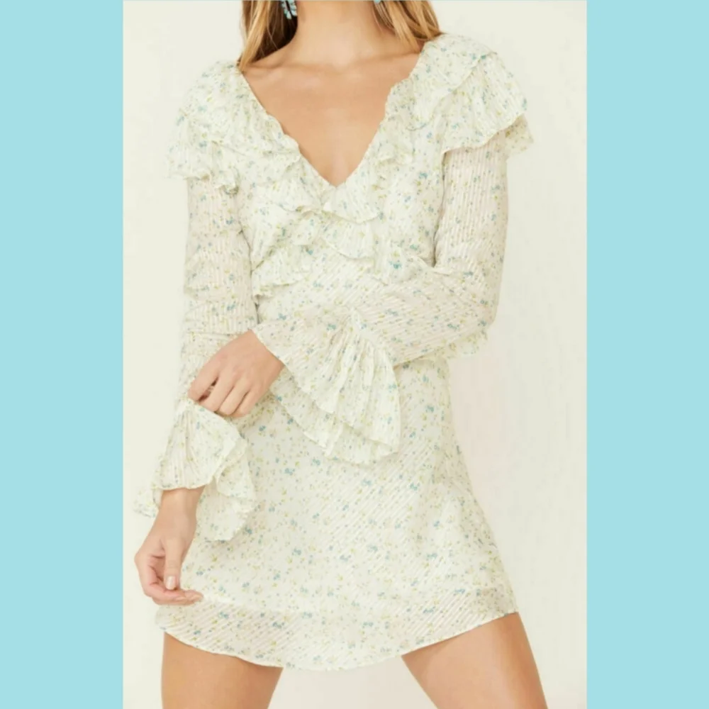 Free People Sweetest Thing Ivory Dress size 8 - Picture 1 of 2